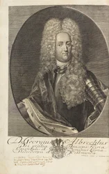 Porträtt av prins George Albert av Östfrisland 1690-1734, 1720.