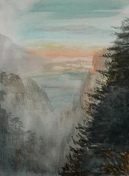 Dream of Paiyun Ting, 2015 (akvarell på papper)