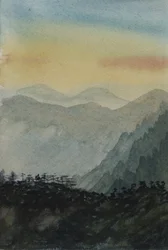 Getting Closer, 2015 (akvarell på papper)