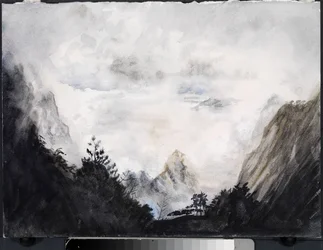 Land of the Immortals, 2015 (akvarell på papper)