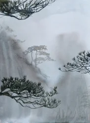 Last of the Mountains, 2015 (akvarell på papper)