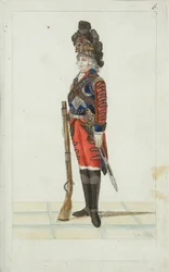 Officer vid livgardets kavalleriregemente, 1793