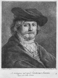 Han är arketypen för kurfursten av Sachsen. Lipsice i Duck Bibliop, 1769