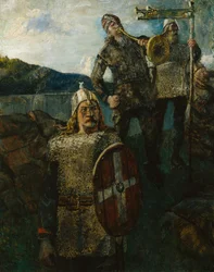 Kung Olav lät blåsa i armén