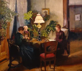 Mostern och systrarna Helene och Amalie
