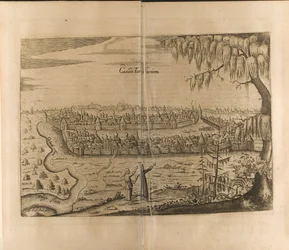 Kazanillustration från resor till den store hertigen av Muscovy och kungen av Persien av Adam Olear