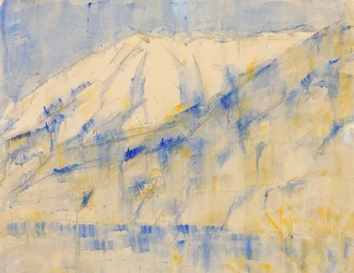 Berg i snön nära Lugano. 1934