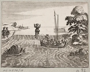Illustration till Adam Olearius, "Persian Rosenthal av en genial poet Schich Saadi […]", Schleswig 1660