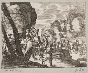 Illustration till Adam Olearius, "Persian Rosenthal av en genial poet Schich Saadi […]", Schleswig 1660