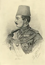 Abbas II Helmy Bey, Koubbeh-palatset, Kairo, Egypten, 1898.