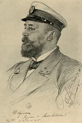 Kaptenen på "Kaiser Wilhelm II", 1898.