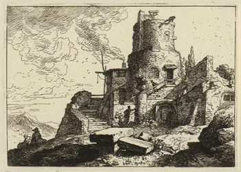 Ett eremitage bland klippor