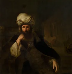 Porträtt av en man i orientalisk dräkt