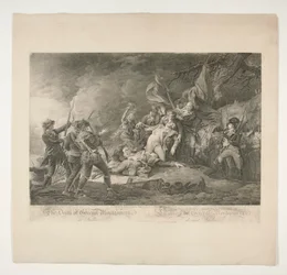 General Montgomerys död i Quebec (La Mort du General Montgomery devant Quebec)