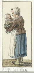 Mamma med barn