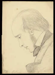 Porträtt av William Michael Rossetti