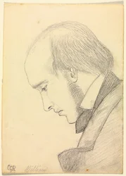 Porträtt av William Michael Rossetti, ca. 1853.