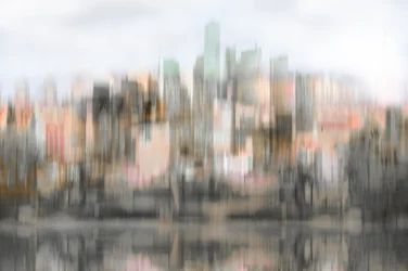 Abstrakt stadsreflektion