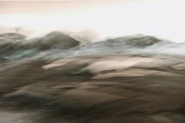 Eteriskt bergslandskap