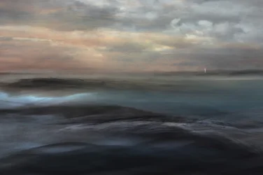 Dimma över havet – ljus