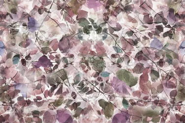 Dämpade botaniska blad