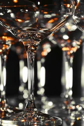 Glittrande kvällsglas