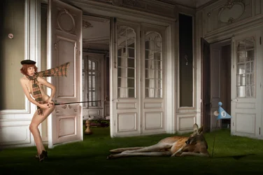 Elegant surrealistisk golf