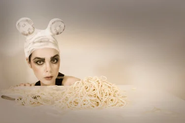 Den udda spaghettiblicken