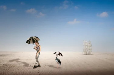 En surrealistisk vandring i öknen