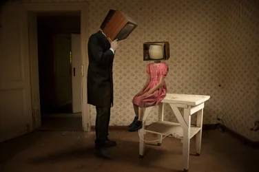 Vintage-TV-huvuden