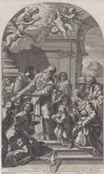 Presentationen av jungfrun i templet, 1670-80.