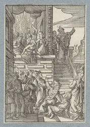 Petrus predikar i Jerusalem