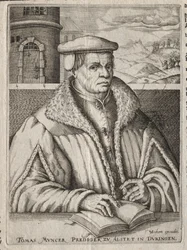 Porträtt av Thomas Munzer