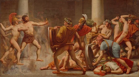Ulysses hämnd på Penelopes friare.