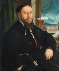 Porträtt av Matthäus Schwarz