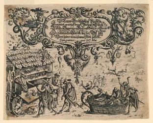 Titelsida från Neüw Grotteßken Buch (New Grotesque Book)