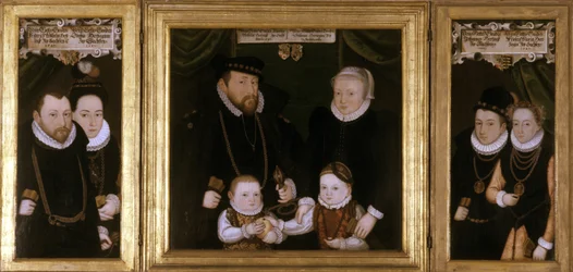 Triptyk av Johann Wilhelm von Sachsen, 1587