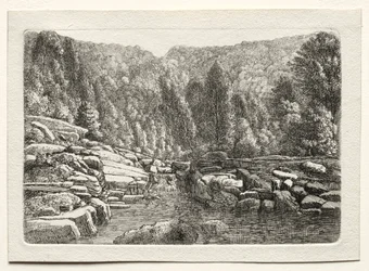 Vatten i bergen, ca. 1790-1800.
