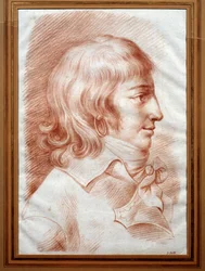 Porträtt av Louis de Saint-Just (Saint-Just