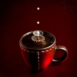 Kaffe med en skvätt mjölk
