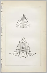 Konsten att dekorativ design: med en bilaga, som visar de timmar på dygnet då blommor öppnar, publicerad av Day & Son, London, 1862