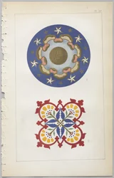 Konsten att dekorativ design: med en bilaga, som visar de timmar på dygnet då blommor öppnar, publicerad av Day & Son, London, 1862
