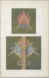 Konsten att dekorativ design: med en bilaga, som visar de timmar på dygnet då blommor öppnar, publicerad av Day & Son, London, 1862