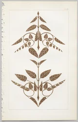 Konsten att dekorativ design: med en bilaga, som visar de timmar på dygnet då blommor öppnar, publicerad av Day & Son, London, 1862