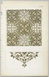 Konsten att dekorativ design: med en bilaga, som visar de timmar på dygnet då blommor öppnar, publicerad av Day & Son, London, 1862