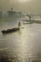 Från Waterloo Bridge: Sun Bursting through Fog, c.1924
