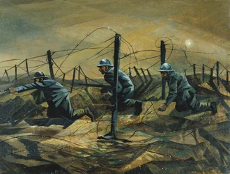 I skyttegravarna, 1917