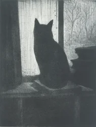Le Chat, ca 1920 (etsning och akvatint)