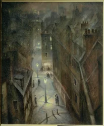 Soho Twilight, ca 1924