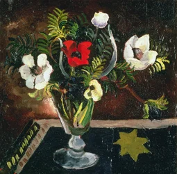 Stilleben av blommor